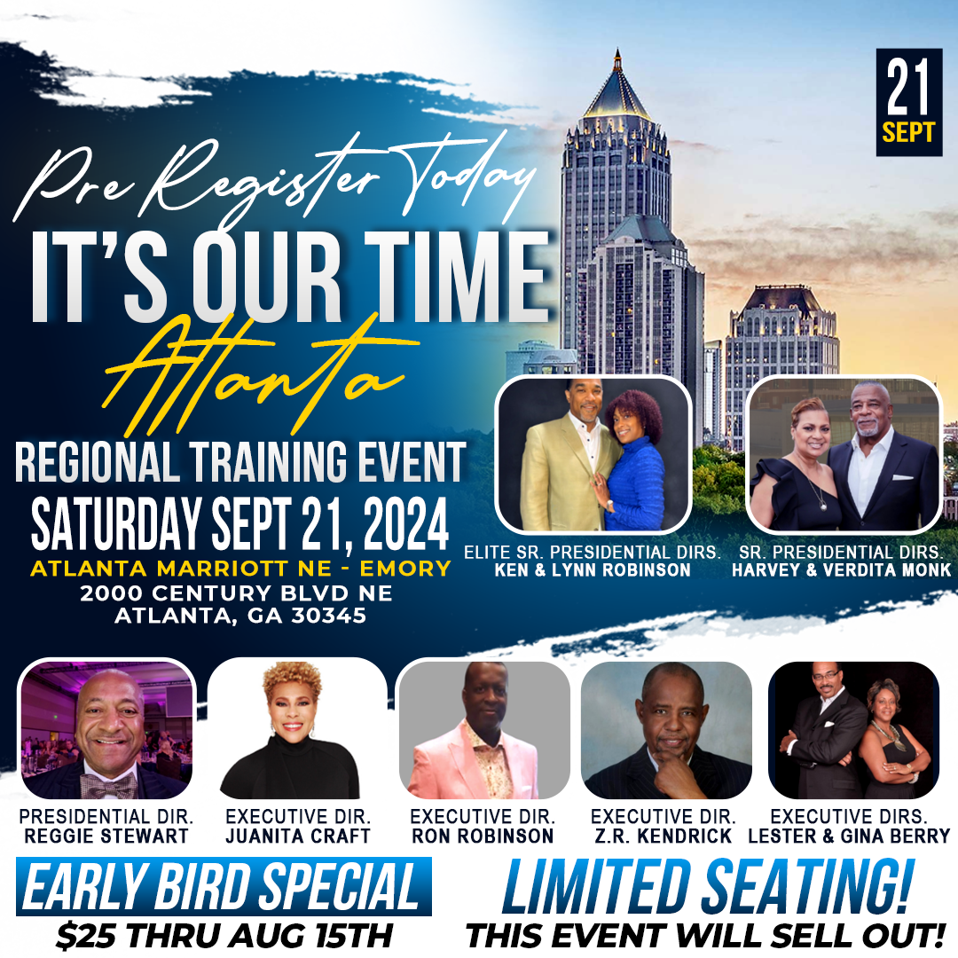 "It's Our Time!" Atlanta Regional Training Event - Early Bird Ticket Special